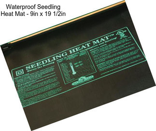 Waterproof Seedling Heat Mat - 9in x 19 1/2in