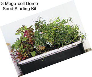 8 Mega-cell Dome Seed Starting Kit