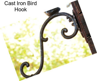 Cast Iron Bird Hook