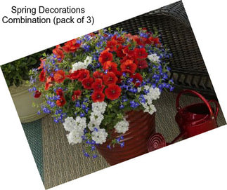 Spring Decorations Combination (pack of 3)