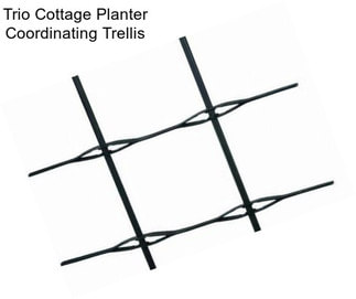 Trio Cottage Planter Coordinating Trellis