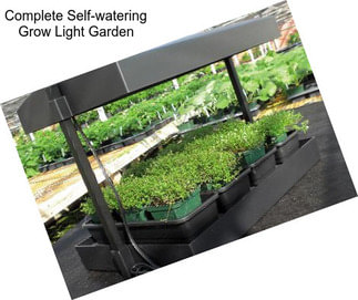 Complete Self-watering Grow Light Garden