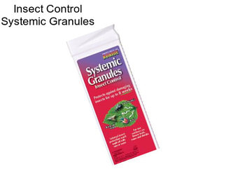 Insect Control Systemic Granules