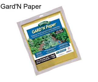 Gard\'N Paper