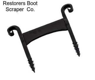 Restorers Boot Scraper  Co.