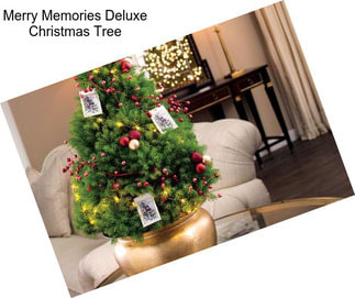 Merry Memories Deluxe Christmas Tree