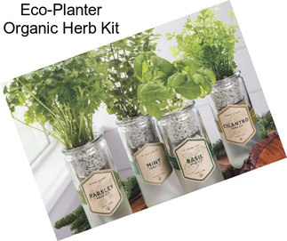 Eco-Planter Organic Herb Kit
