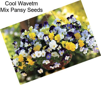 Cool Wavetm Mix Pansy Seeds