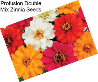 Profusion Double Mix Zinnia Seeds