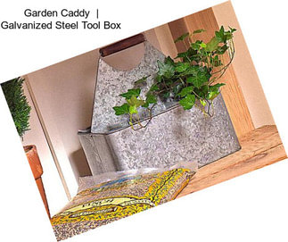 Garden Caddy  | Galvanized Steel Tool Box