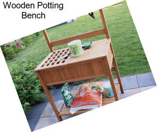 Wooden Potting Bench