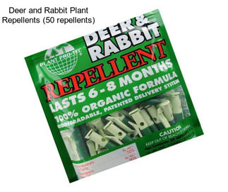 Deer and Rabbit Plant Repellents (50 repellents)