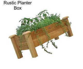 Rustic Planter Box