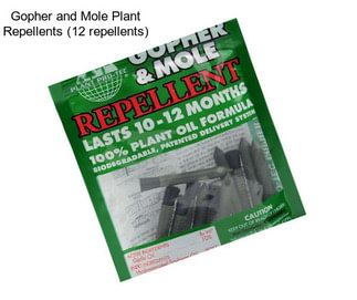 Gopher and Mole Plant Repellents (12 repellents)
