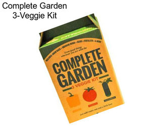 Complete Garden 3-Veggie Kit