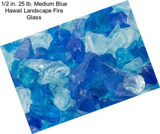 1/2 in. 25 lb. Medium Blue Hawaii Landscape Fire Glass