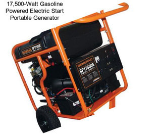 17,500-Watt Gasoline Powered Electric Start Portable Generator