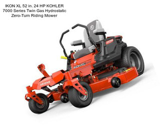 IKON XL 52 in. 24 HP KOHLER 7000 Series Twin Gas Hydrostatic Zero-Turn Riding Mower
