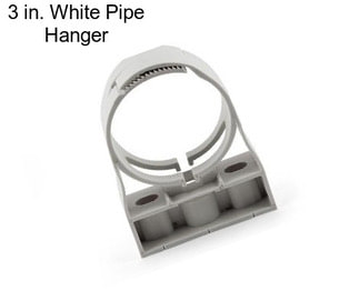 3 in. White Pipe Hanger