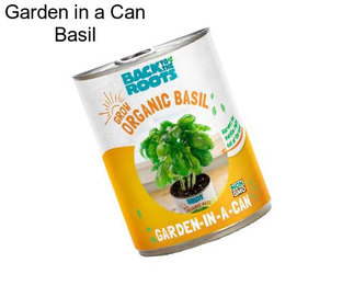 Garden in a Can Basil