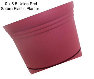 10 x 8.5 Union Red Saturn Plastic Planter