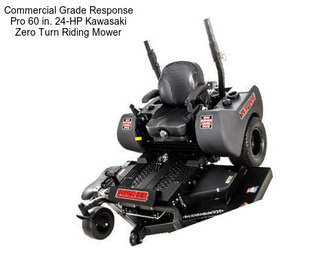 Commercial Grade Response Pro 60 in. 24-HP Kawasaki Zero Turn Riding Mower