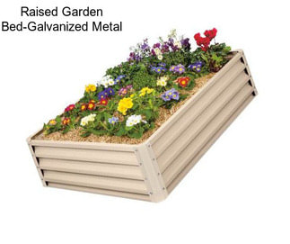 Raised Garden Bed-Galvanized Metal