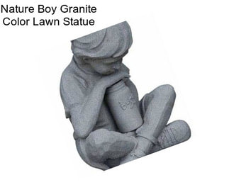Nature Boy Granite Color Lawn Statue