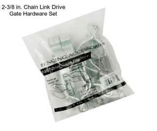 2-3/8 in. Chain Link Drive Gate Hardware Set