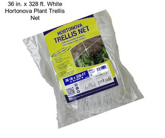 36 in. x 328 ft. White Hortonova Plant Trellis Net