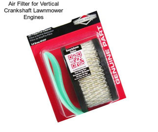 Air Filter for Vertical Crankshaft Lawnmower Engines