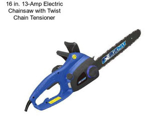 16 in. 13-Amp Electric Chainsaw with Twist Chain Tensioner