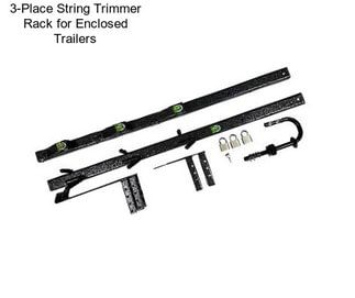 3-Place String Trimmer Rack for Enclosed Trailers