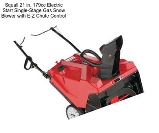 Squall 21 in. 179cc Electric Start Single-Stage Gas Snow Blower with E-Z Chute Control