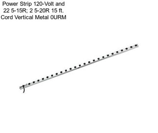 Power Strip 120-Volt and 22 5-15R; 2 5-20R 15 ft. Cord Vertical Metal 0URM