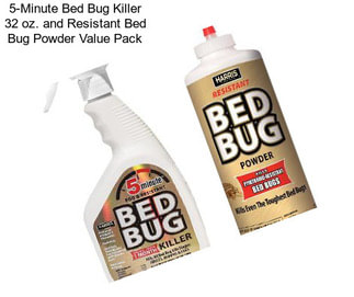 5-Minute Bed Bug Killer 32 oz. and Resistant Bed Bug Powder Value Pack
