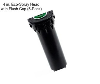 4 in. Eco-Spray Head with Flush Cap (5-Pack)