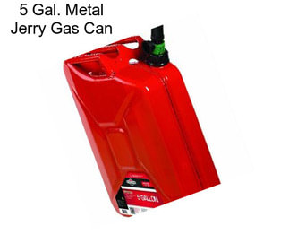 5 Gal. Metal Jerry Gas Can
