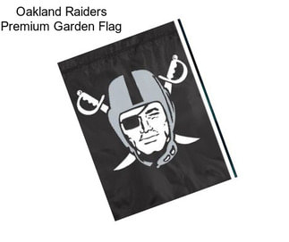 Oakland Raiders Premium Garden Flag