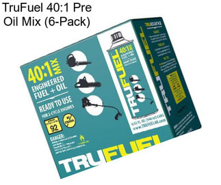 TruFuel 40:1 Pre Oil Mix (6-Pack)