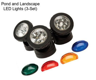 Pond and Landscape LED Lights (3-Set)