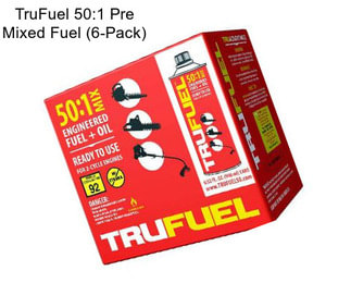 TruFuel 50:1 Pre Mixed Fuel (6-Pack)