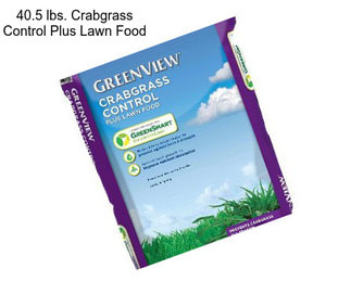 40.5 lbs. Crabgrass Control Plus Lawn Food