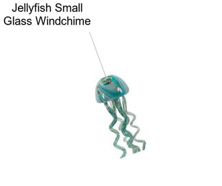 Jellyfish Small Glass Windchime