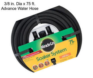 3/8 in. Dia x 75 ft. Advance Water Hose