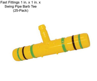 Fast Fittings 1 in. x 1 in. x Swing Pipe Barb Tee (25-Pack)