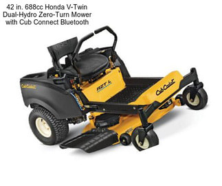 42 in. 688cc Honda V-Twin Dual-Hydro Zero-Turn Mower with Cub Connect Bluetooth