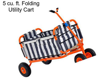 5 cu. ft. Folding Utility Cart