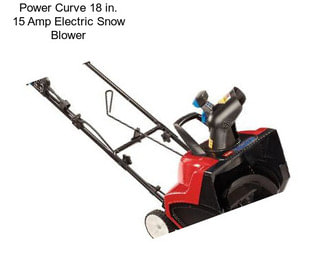 Power Curve 18 in. 15 Amp Electric Snow Blower