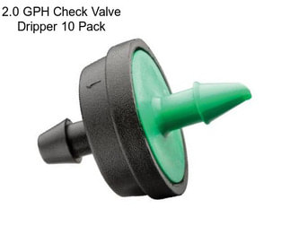 2.0 GPH Check Valve Dripper 10 Pack